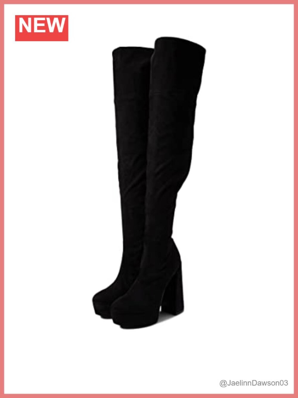 GUESS Cristy Over-the-Knee Bootie Block Heel Zip Closure
